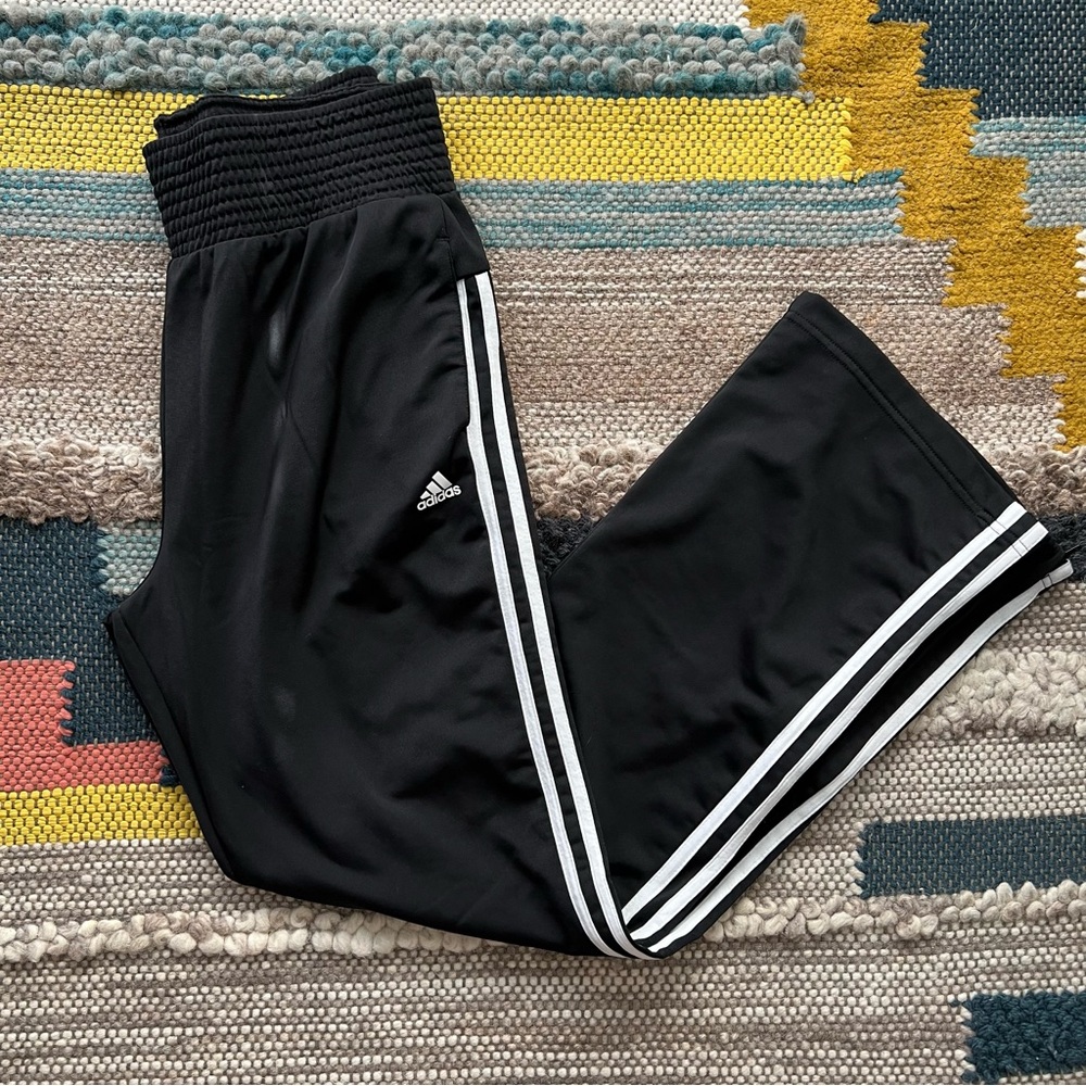 Adidas High Waisted Black Pants
